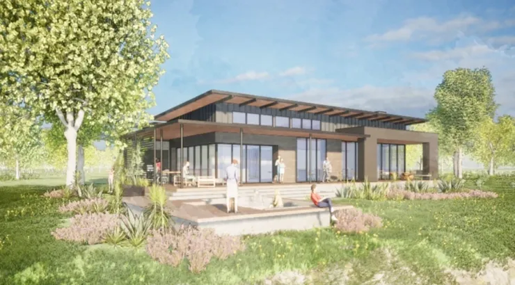 Eco-friendly design in a natural setting